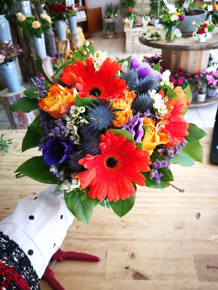 Bouquet esprit thilde 046 T'fleurs Artisan Fleuriste Troyes